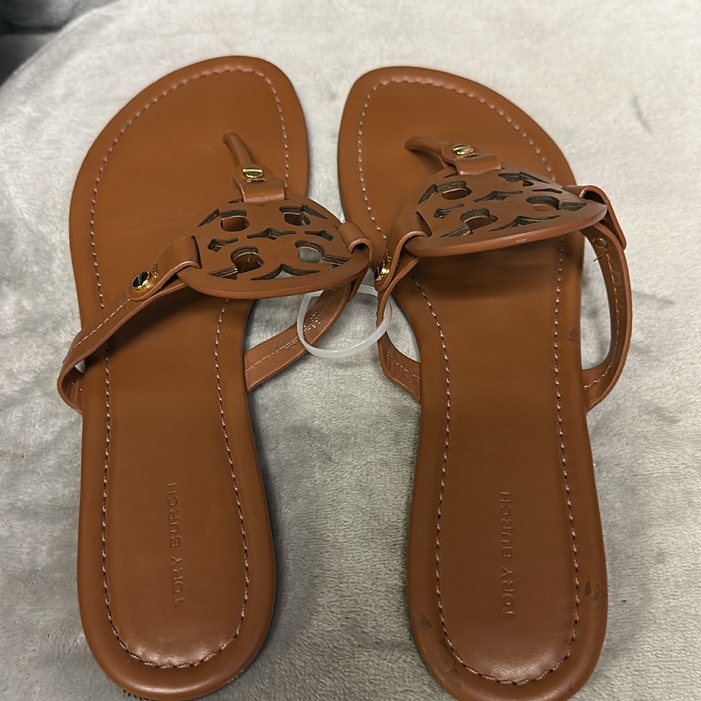 Tory Burch Miller Sandals Size 10.5 - Picture 2 of 7